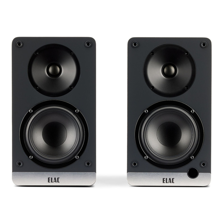 ELAC Debut ConneX DCB41 Powered Speakers, black ash Pair