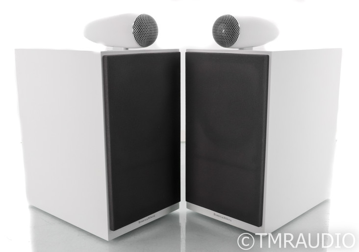 B&W 705 S2 Bookshelf Speakers; White Pair (SOLD)