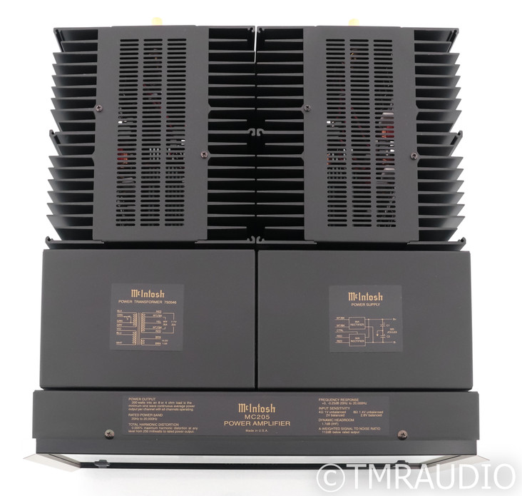McIntosh MC205 5 Channel Power Amplifier; MC-205  (SOLD)