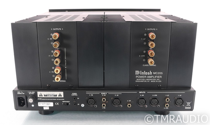 McIntosh MC205 5 Channel Power Amplifier; MC-205  (SOLD)