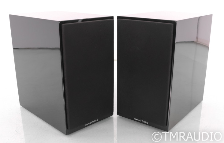 B&W 707 S2 Bookshelf Speakers; 707S2; Gloss Black Pair