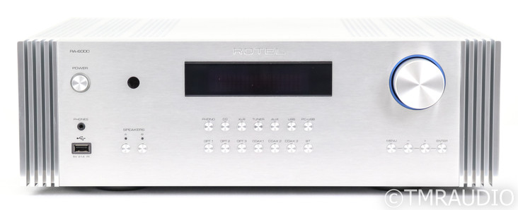 Rotel Diamond Series RA-6000 Stereo Integrated Amplifier; Silver (Open Box)