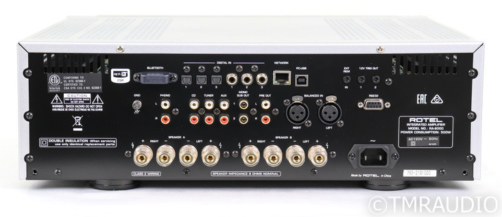 Rotel Diamond Series RA-6000 Stereo Integrated Amplifier; Silver (Open Box)