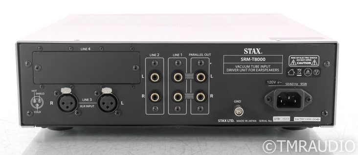 Stax SRM-T8000 Electrostatic Headphone Amplifier; Driver Unit; Tube Hybrid; Pro