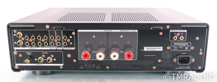 Marantz Model 30 Stereo Integrated Amplifier; MM Phono; Black; Remote