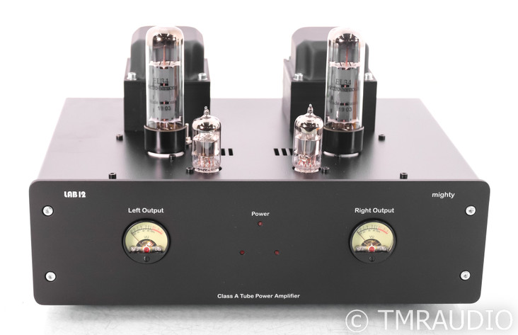 Lab12 Mighty Stereo Tube Power Amplifier; Black
