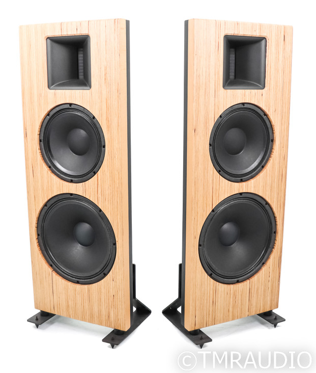 Spatial Audio X3 Open Baffle Powered Floorstanding Speakers; X-3; Maple Pair