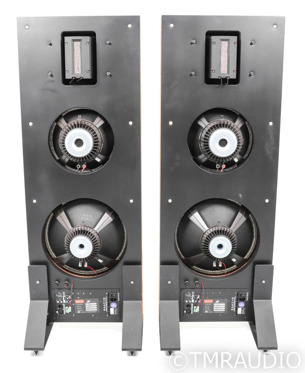 Spatial Audio X3 Open Baffle Powered Floorstanding Speakers; X-3; Maple Pair