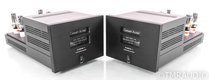 Canary Audio CA339 MkII Monoblock Tube Amplifiers; CA-339 Mk2; Black Pair