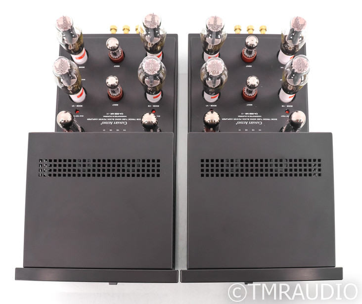 Canary Audio CA339 MkII Monoblock Tube Amplifiers; CA-339 Mk2; Black Pair