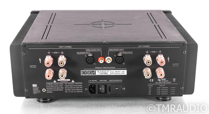 Coda Continuum No. 8 V2 Stereo Power Amplifier (SOLD)