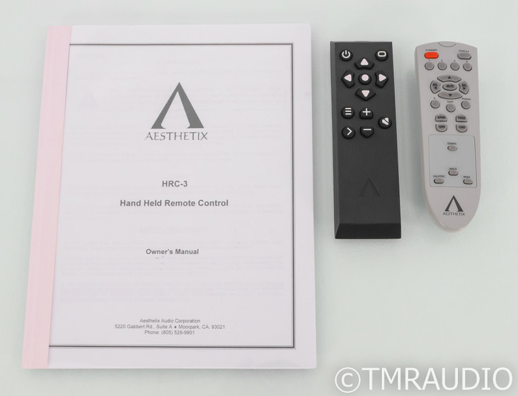 Aesthetix Calypso Eclipse Stereo Tube Preamplifier; Silver; Remote (SOLD3)