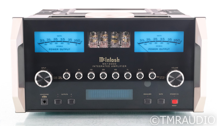 McIntosh MA12000 Stereo Tube Hybrid Integrated Amplifier; MA-12000; Remote; USB