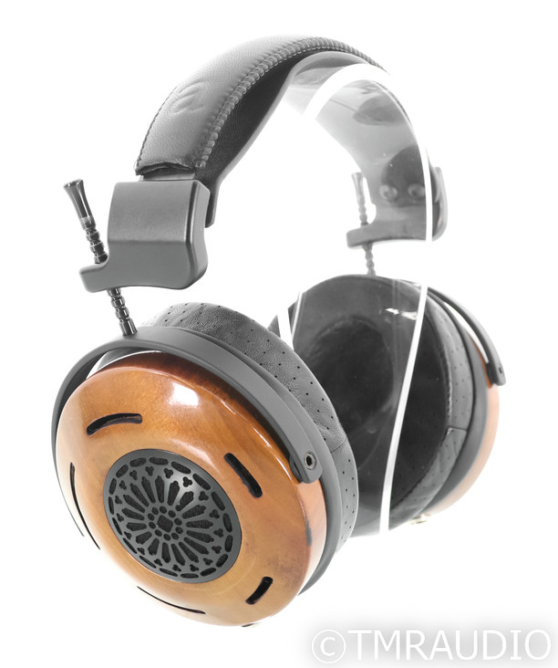 ZMF Auteur Open Back Headphones; Black Limba Wood