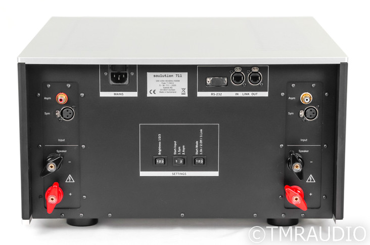 Soulution 711 Stereo Power Amplifier; Silver