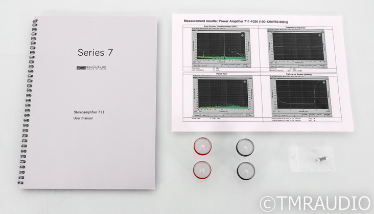Soulution 711 Stereo Power Amplifier; Silver