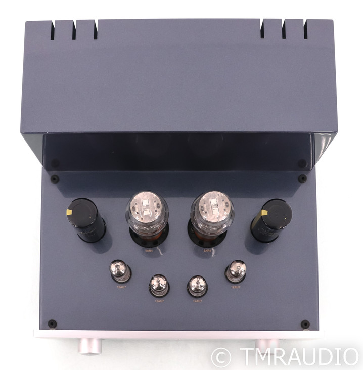 PrimaLuna ProLogue Premium Stereo Tube Preamplifier; Silver; Remote