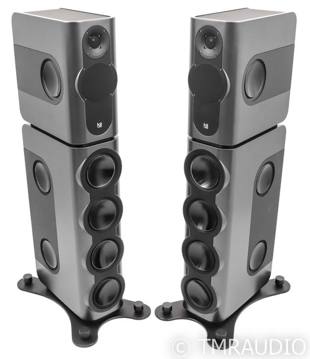 Kii Audio BXT Powered Floorstanding Speakers; Graphite Pair; Kii Controller