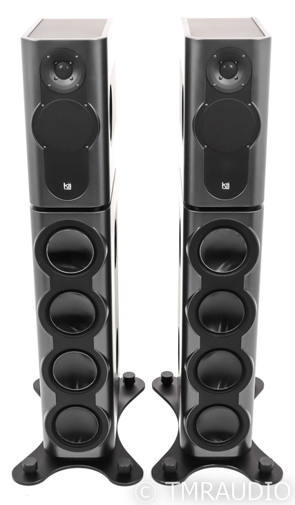 Kii Audio BXT Powered Floorstanding Speakers; Graphite Pair; Kii Controller