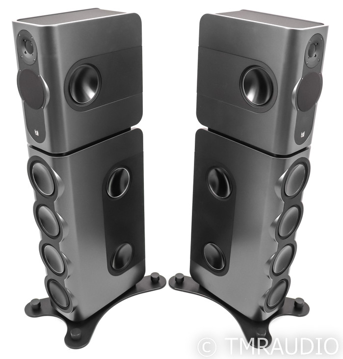 Kii Audio BXT Powered Floorstanding Speakers; Graphite Pair; Kii Controller
