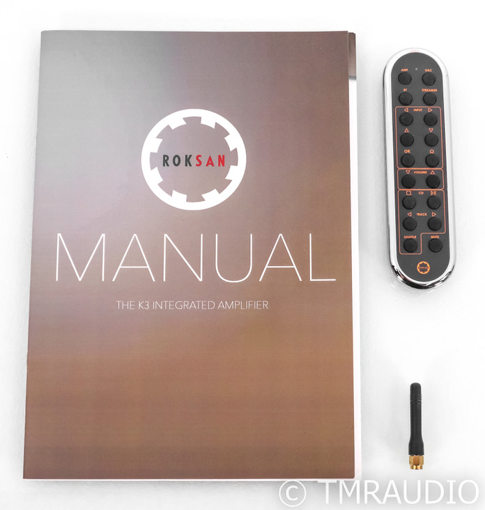 Roksan K3 Stereo Integrated Amplifier; Black; Bluetooth; Remote