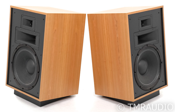 Klipsch Heritage Heresy IV Floorstanding Speakers; Natural Cherry Pair