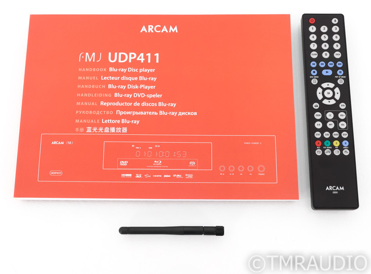 Arcam FMJ UDP411 Universal Disc Player; CD / DVD / SCAD / Blu Ray; Remote