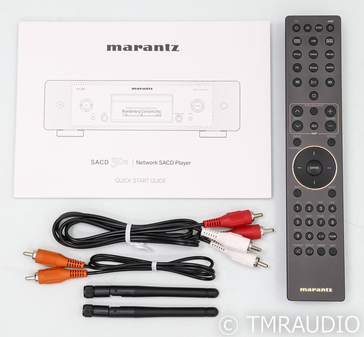 Marantz SACD 30n Network Streamer / DAC / CD / SACD Player; Remote; Black