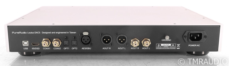 PureAudio Lotus DAC5 DAC; D/A Converter; Silver; Remote
