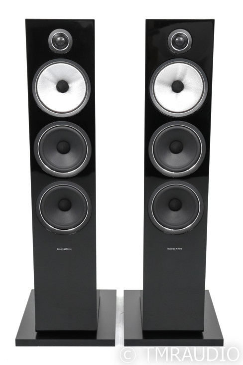 B&W 703 S2 Floorstanding Speakers; Gloss Black Pair; S2