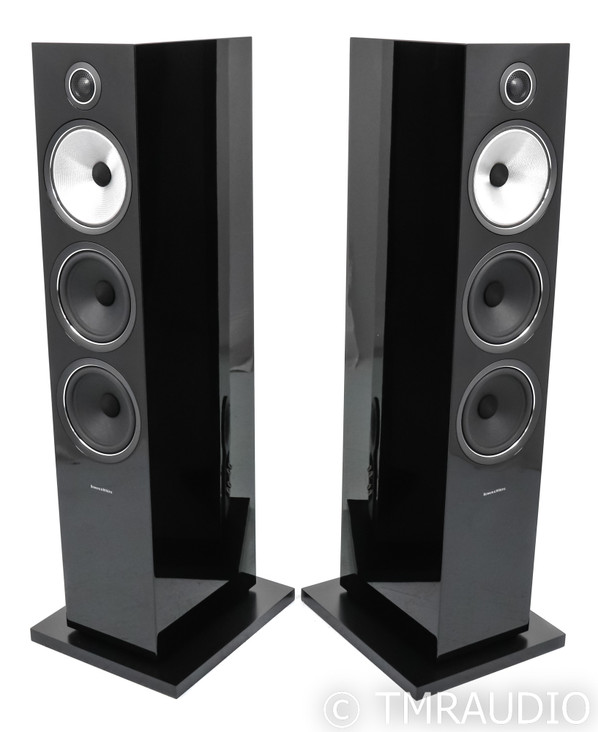 B&W 703 S2 Floorstanding Speakers; Gloss Black Pair; S2