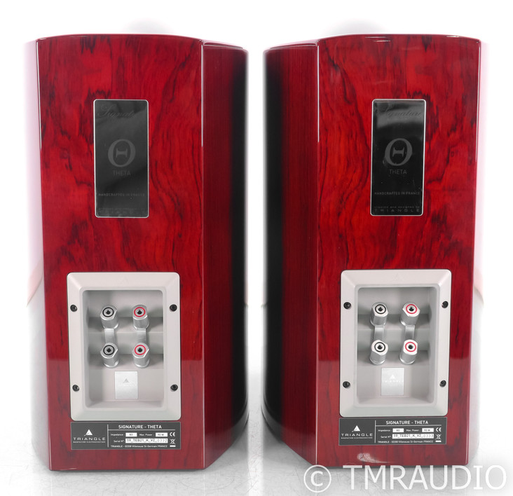 Triangle Signature Theta Bookshelf Speakers; Mahogany Pair