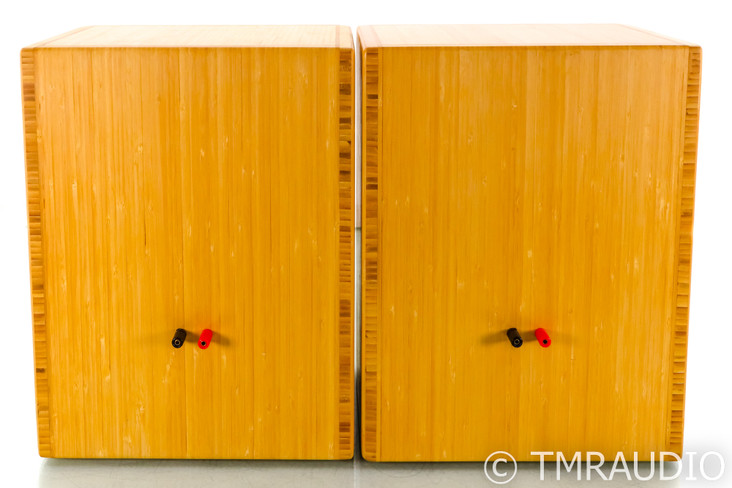Blumenstein Triton Bookshelf Speakers; Bamboo Pair