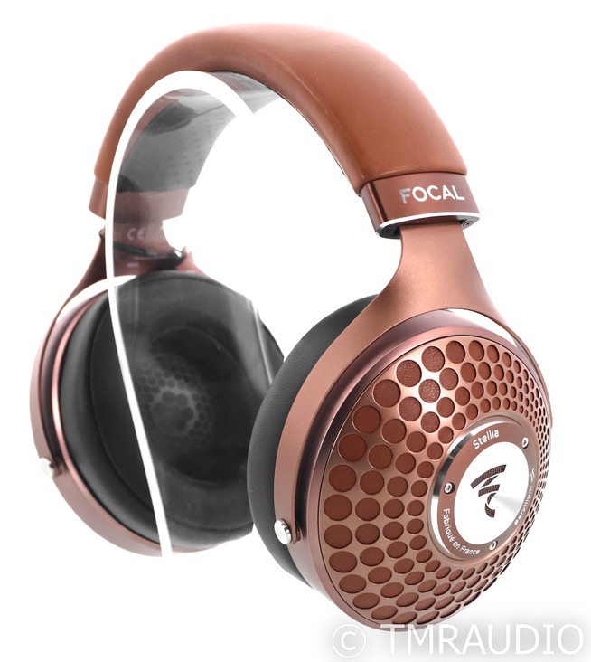 Focal Stellia Closed-Back Headphones; Chocolate Leather (SOLD)