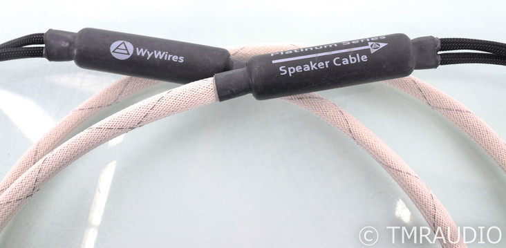 WyWires Platinum Speaker Cables; 8ft Pair