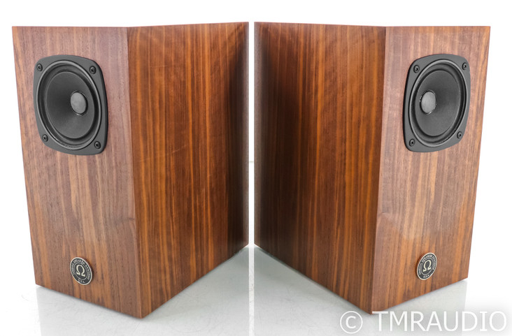 Omega Speaker Systems Super 3i Bookshelf Speakers; 3-i; Fig Walnut Pair