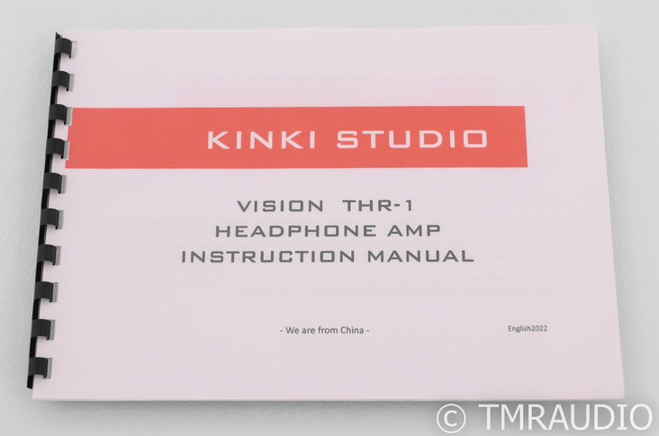 Kinki Studio Vision THR-1 Headphone Amplifier; THR1; Black (SOLD)