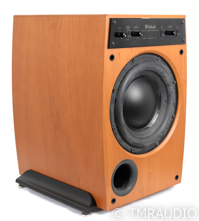 McIntosh PS112 Powered 12" Subwoofer; Natural Cherry; PS-112