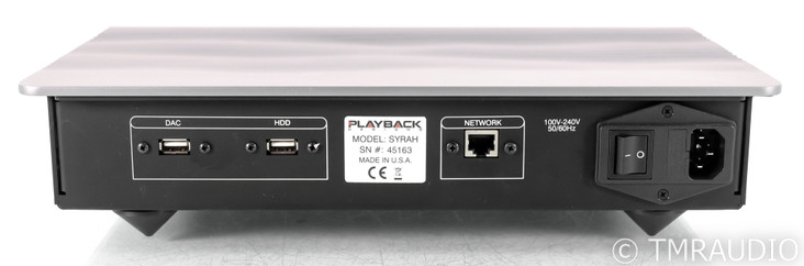 Playback Designs Syrah Wireless Network Server; CD Ripper; 2TB