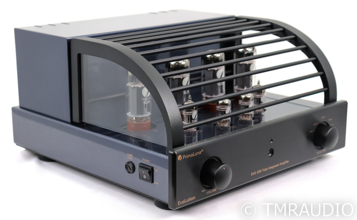 PrimaLuna EVO 200 Stereo Tube Integrated Amplifier; EVO200; Remote; Black