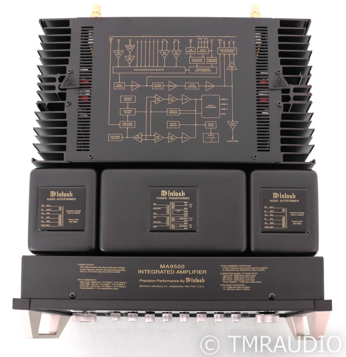 McIntosh MA9500 Stereo Integrated Amplifier; Remote; DAC; MM / MC Phono; MA-9500