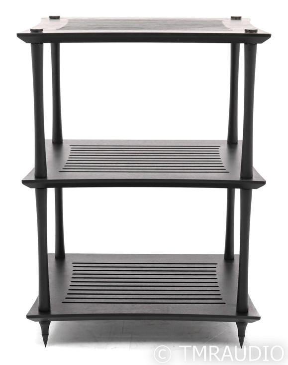 Quadraspire SVT Three Shelf Component Rack; Black Bamboo