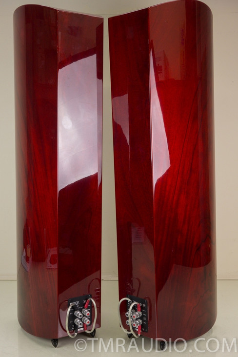 Kef XQ-40 Floorstanding Speakers; Mint in Factory Boxes; Khaya Mahogany