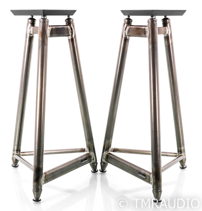Solidsteel SS-6 24" Tripod Frame Speaker Stands; SS6; Black Pair