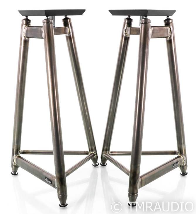 Solidsteel SS-6 24" Tripod Frame Speaker Stands; SS6; Black Pair