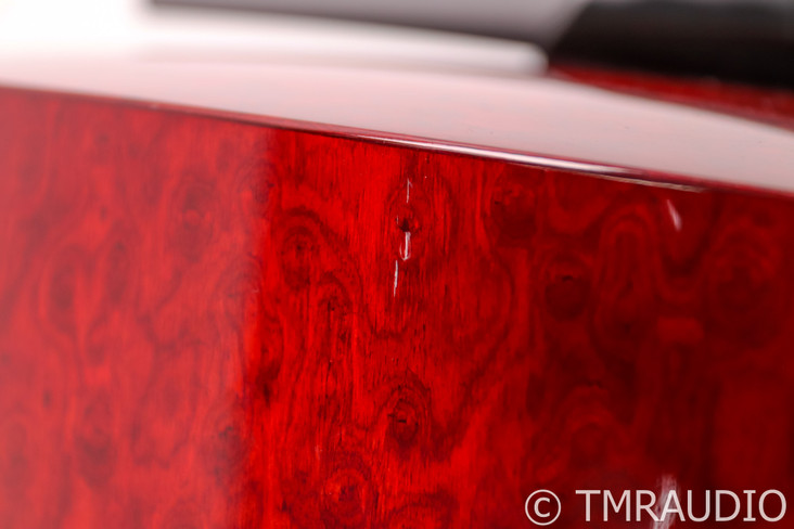 B&W Signature 805 Bookshelf Speakers; Red Birds Eye Pair