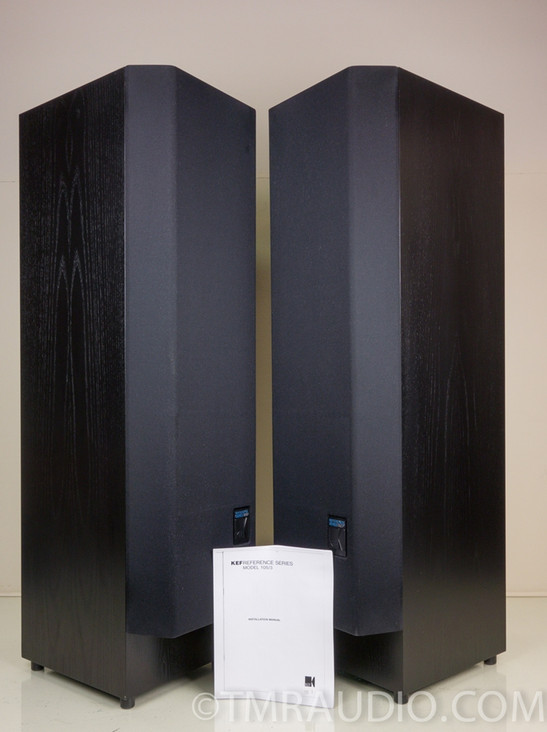 Kef 105/3 Reference Series Speakers; Black - Mint!