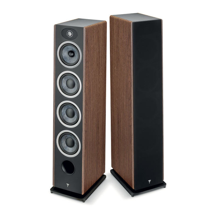 Focal Vestia No. 3 Floorstanding Speakers, dark wood pair