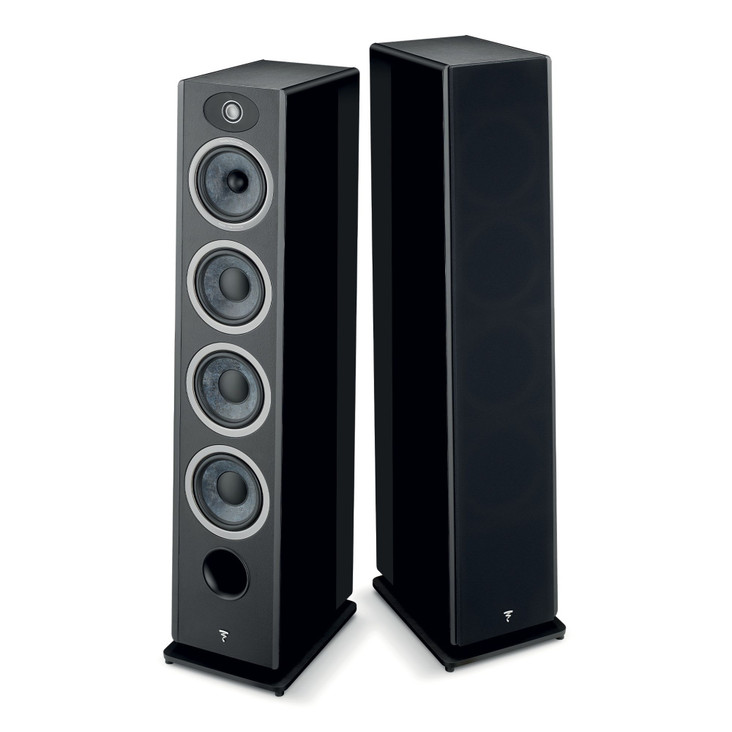Focal Vestia No. 3 Floorstanding Speakers. black pair