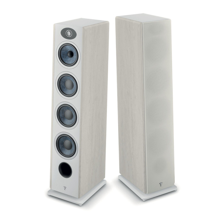 Focal Vestia No. 3 Floorstanding Speakers, light wood pair